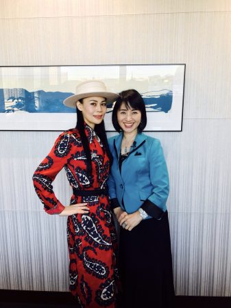 政近準子さんと朝倉千恵子